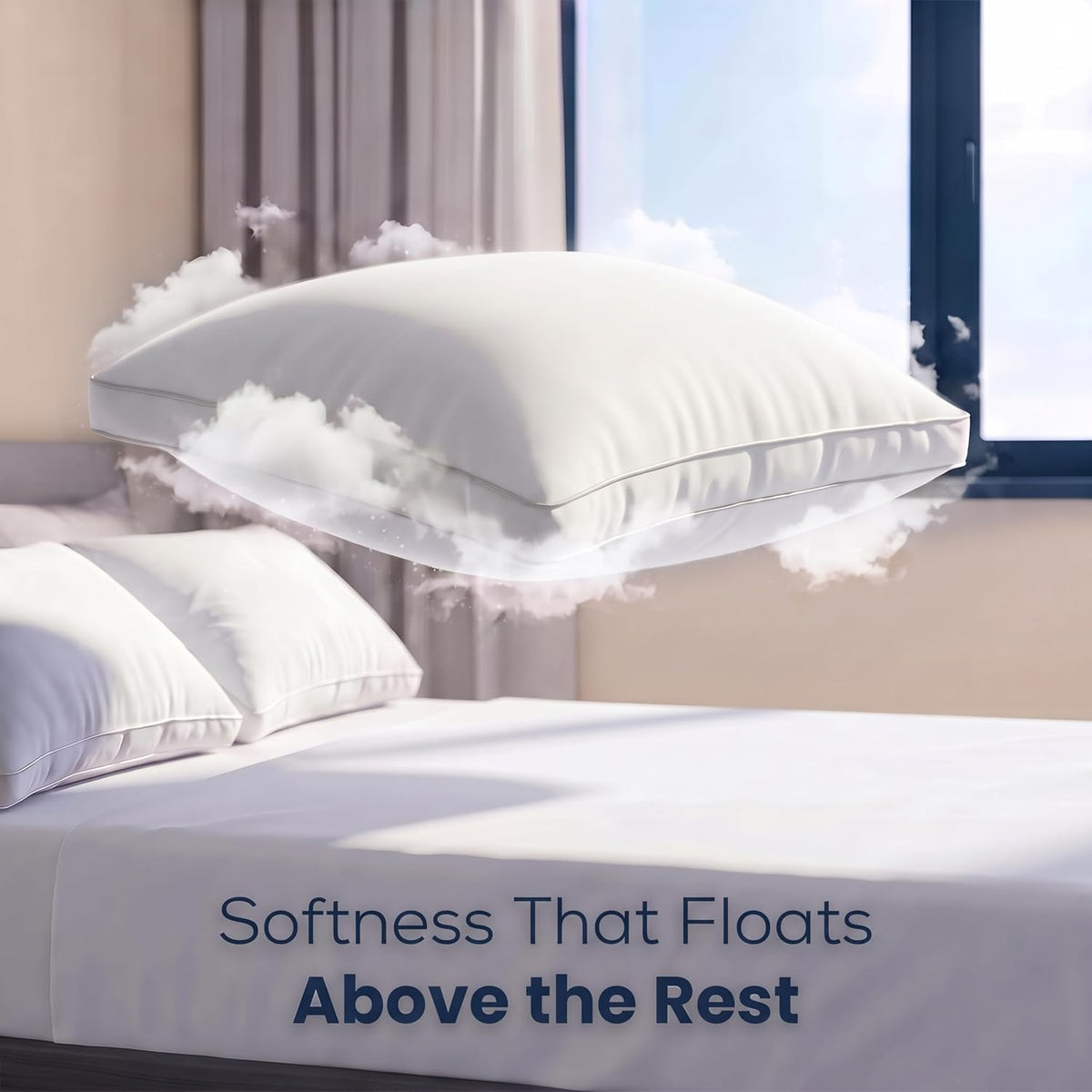 Utopia Bedding Gusset Bed Pillows 5