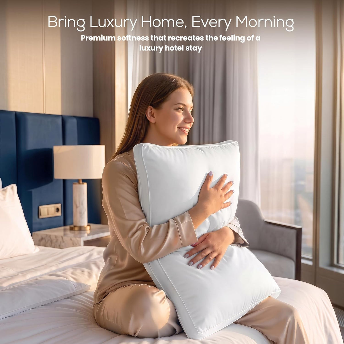 Utopia Bedding Gusset Bed Pillows 4